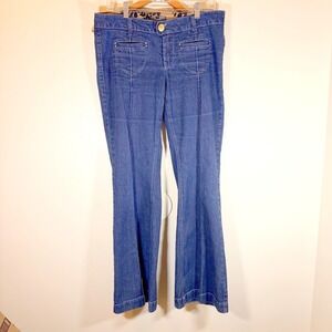 Women's Low Rise Flare Pants Y2K Style Tyte Jeans Bootcut Size 11 Retro